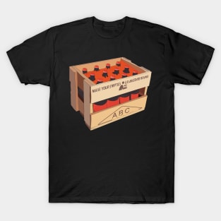 Hand Drawn New Zealand Crate - Orange T-Shirt